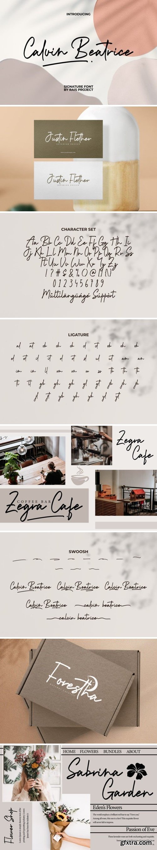 Calvin Beatrice Font