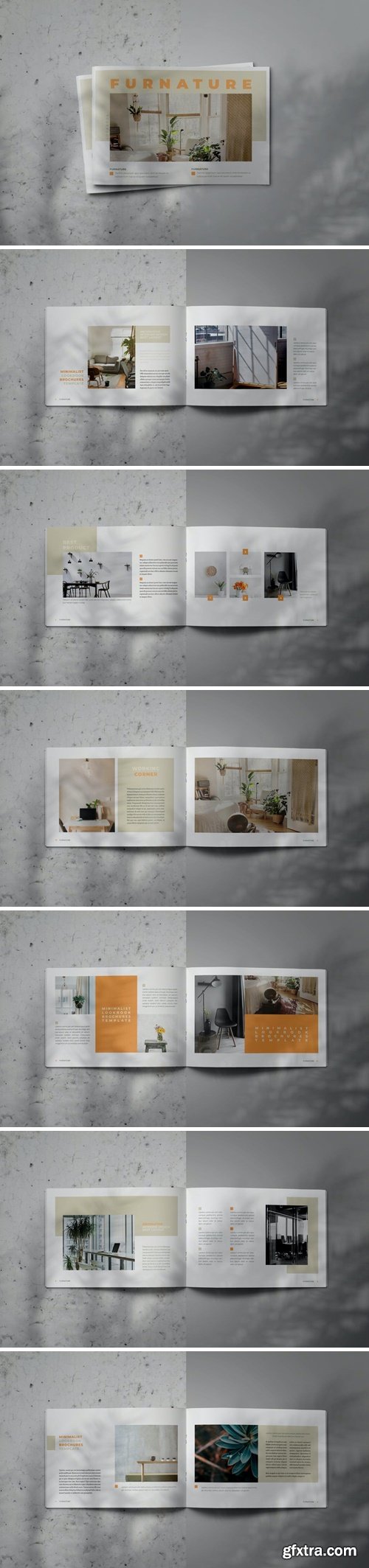 FURNATURE - Indesign Lookbook Brochure Template J254G4H