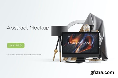 Abstract Mockup iMac Pro Max vol.04 SH42LCB