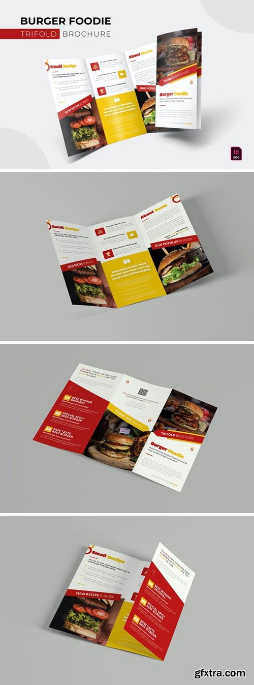 Burger Foodie | Trifold Brochure BXHJM68