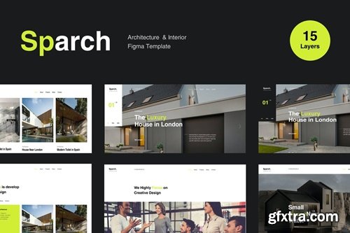 Sparch - Architecture & Interior Figma Template