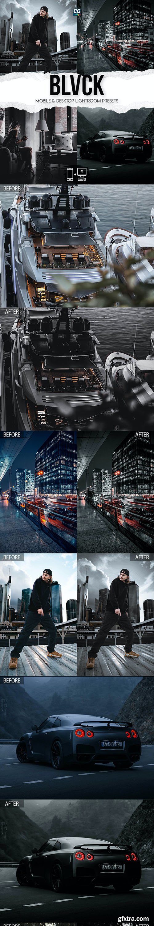 GraphicRiver - BLVCK - 5 Premium Lightroom Presets 38600311