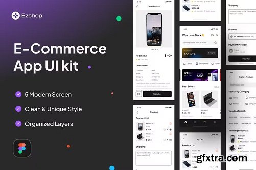 Ezhop - E-commerce/Online Store Mobile App UI Kit