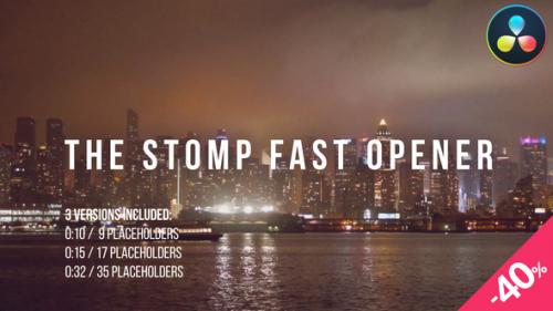 Videohive - The Stomp Fast Opener - 38681498 - 38681498