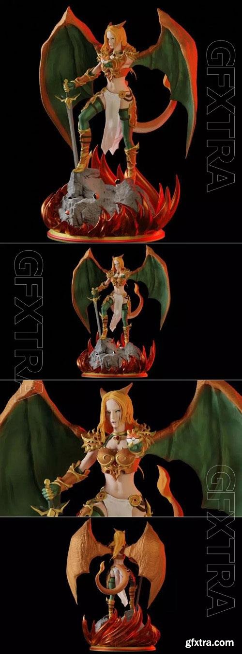 Charizard Waifu 3D Print