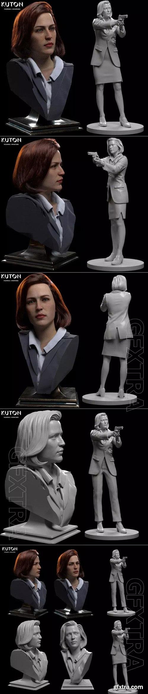 Scully - XFiles 3D Print