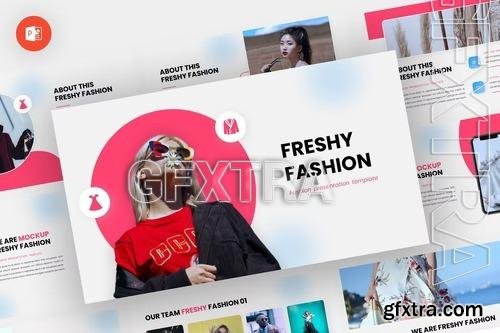 Freshy - Fashion Powerpoint Template 47B6X69