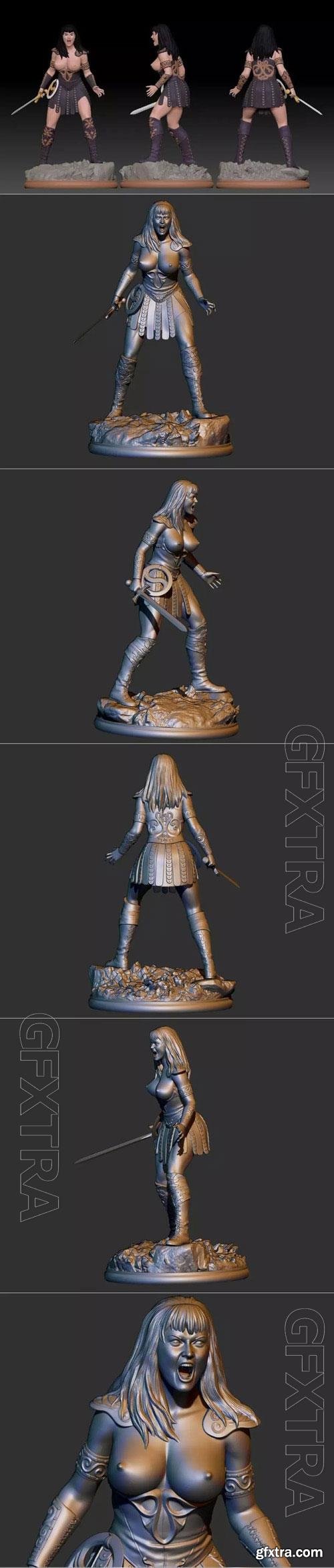 Xena-Warrior Princess 3D Print