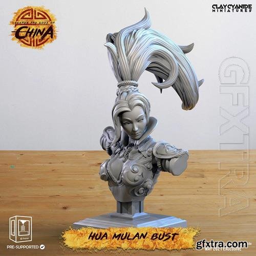 Hua Mulan Bust 3D Print