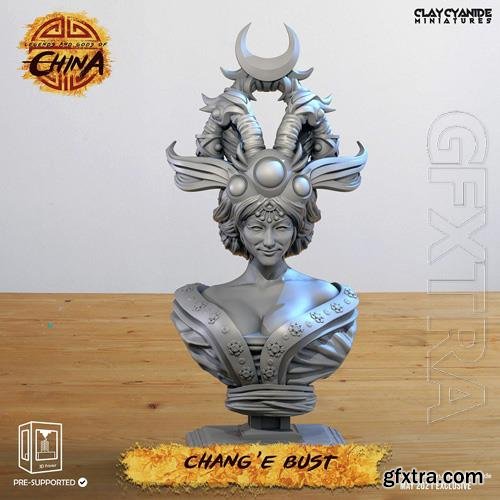 Chang’e Bust 3D Print