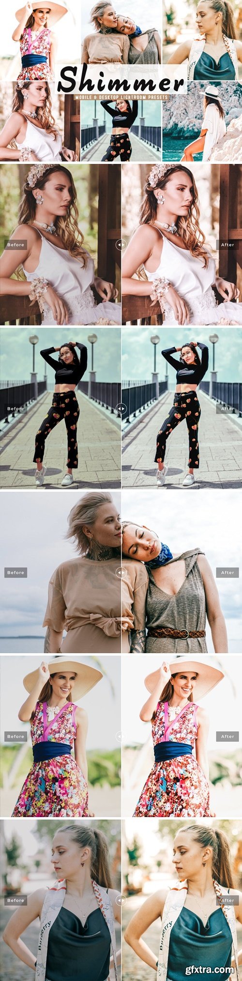 Shimmer Mobile & Desktop Lightroom Presets 4W7XCSD