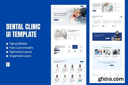 Dental Clinic UI Template NN4VDPK