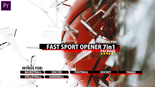 Videohive - Fast Sport Ball Opener 7in1 Premiere Pro - 38715469 - 38715469