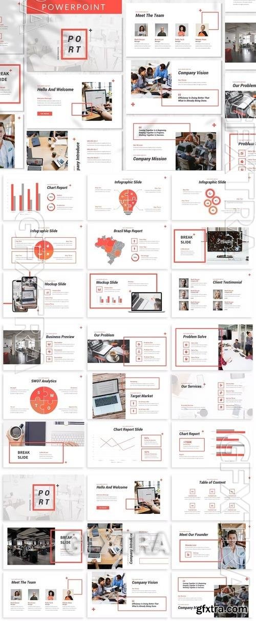 Port - Business Powerpoint Template V4HJWAS