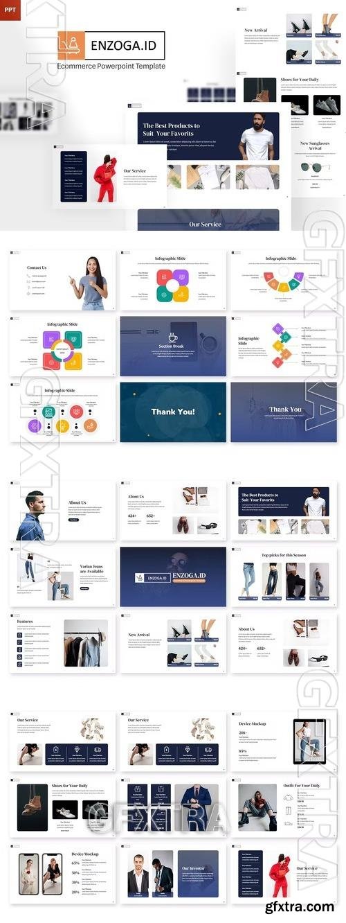 Enzoga - Ecommerce Powerpoint Template AKQNJ4K