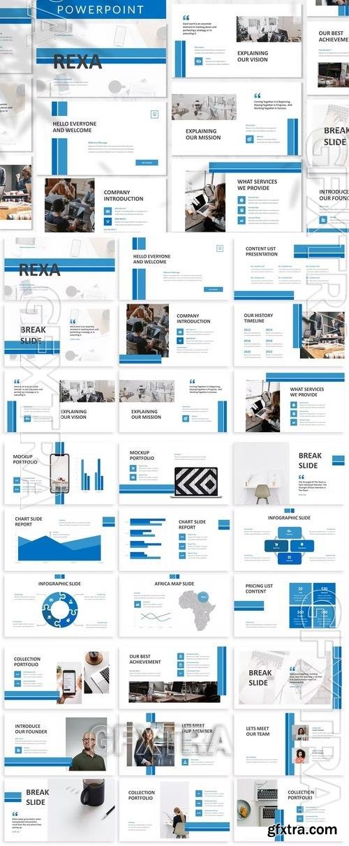 Rexa - Business Powerpoint Template 6ZAVTV9