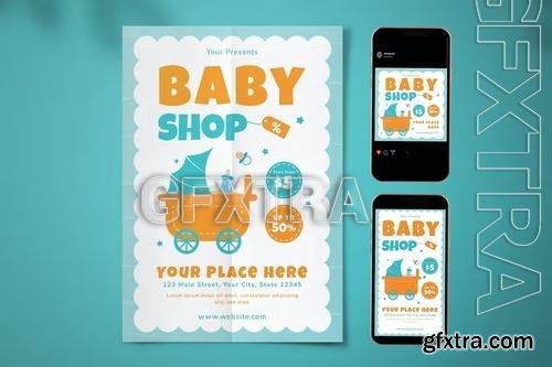 Baby Shop Flyer Set ZKR5CKE