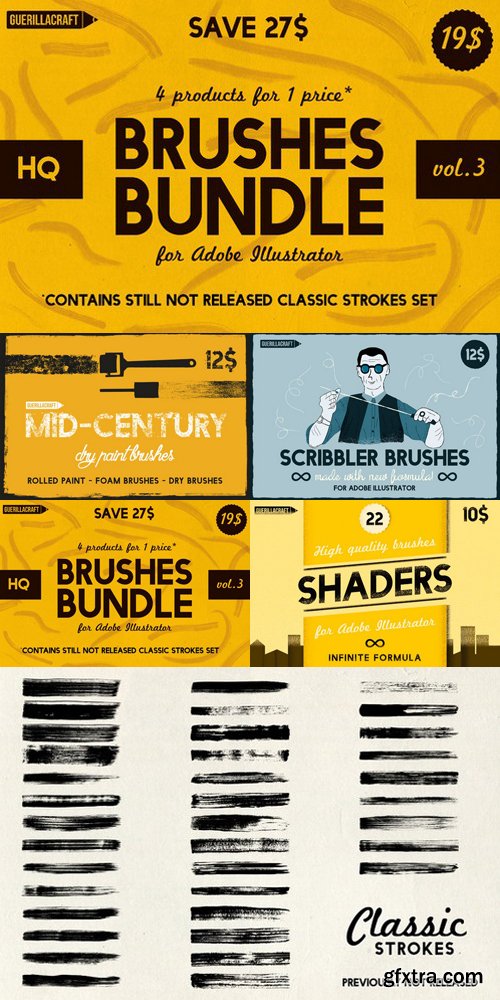 Brushes Bundle 3 by Guerillacraft