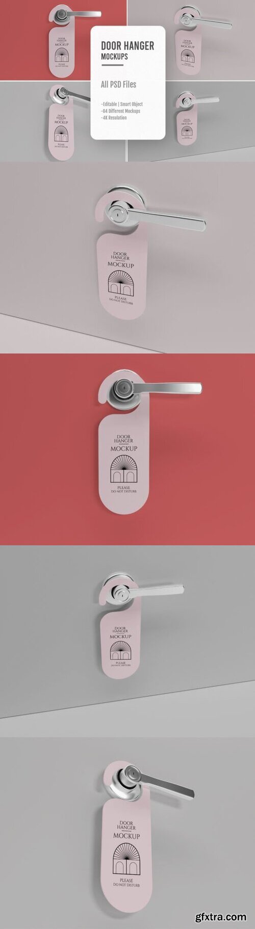 04 PSD Door Hanger Mockups