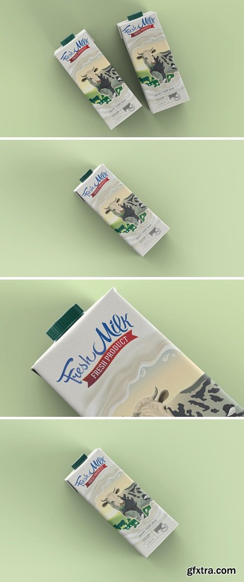 Milk Box Mockup PXJL6F9