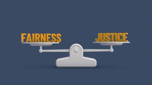 Videohive - Fairness and Justice Balance Weighing Scale Looping Animation - 38482927 - 38482927