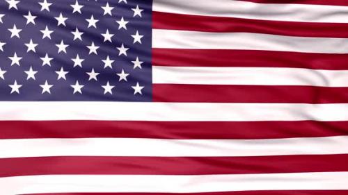 Videohive - Realistic Animated Flag of America. 3D USA Flag Animation. United States American Flag High Quality - 38488135 - 38488135