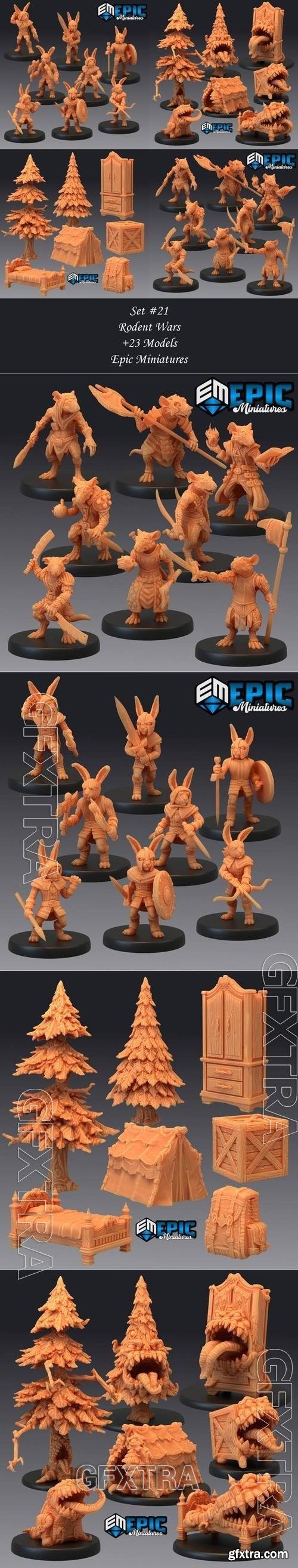 Epic Minis - Rodent Wars 3D