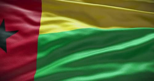 Videohive - Guinea-Bissau national flag background motion graphic looped 4K - 38750000 - 38750000