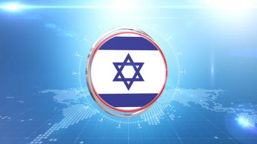 Videohive - Israel Flag Transition - 38758574 - 38758574