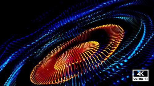 Videohive - Multicolor Particles Wave Looped V3 - 38758585 - 38758585