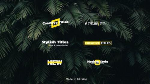 Videohive - Creative Titles V.2 | FCPX - 38726585 - 38726585