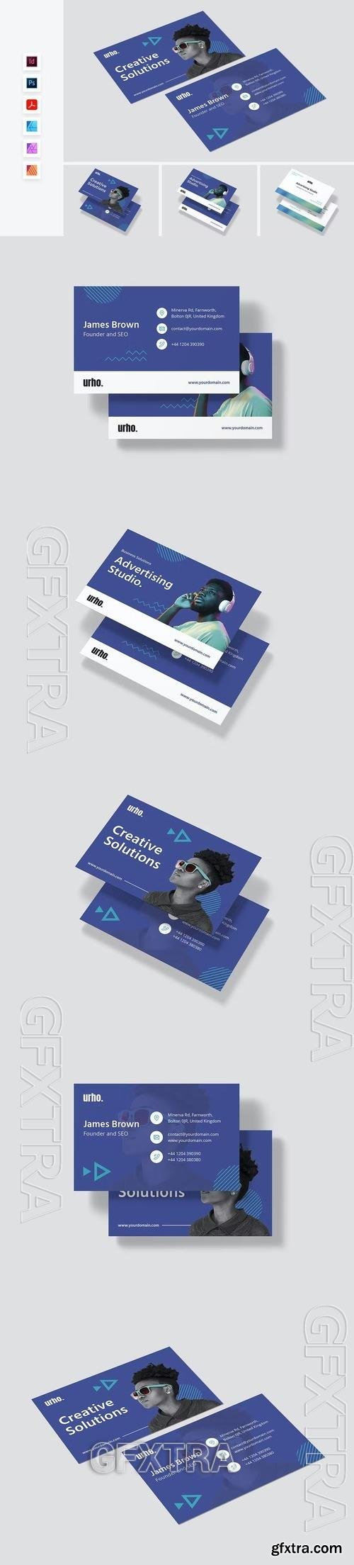 Urho Creative Studio Business Card Template 8LGAM6T