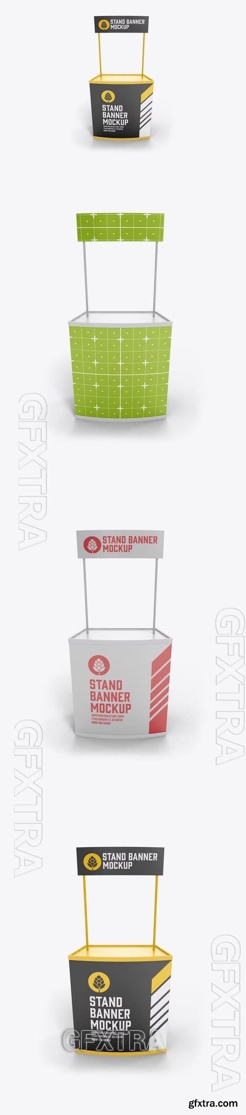 Promo Stand Banner Mockup VVZFPVP