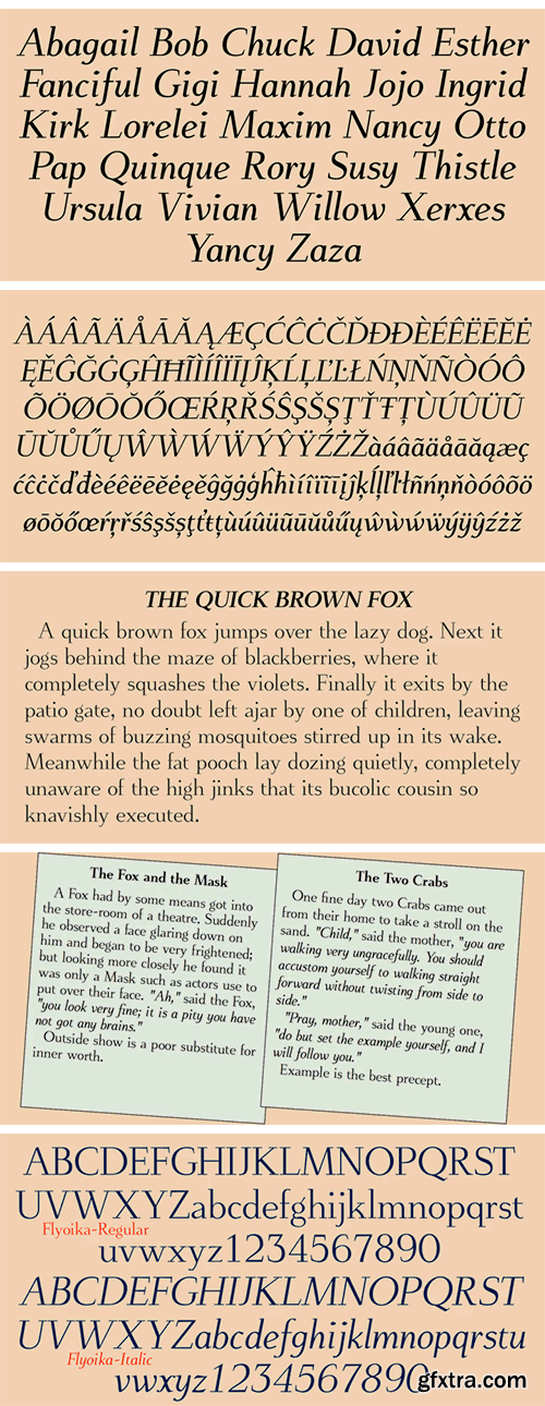 Flyoika Font Family