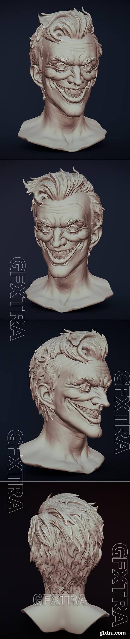 Joker Head 3D