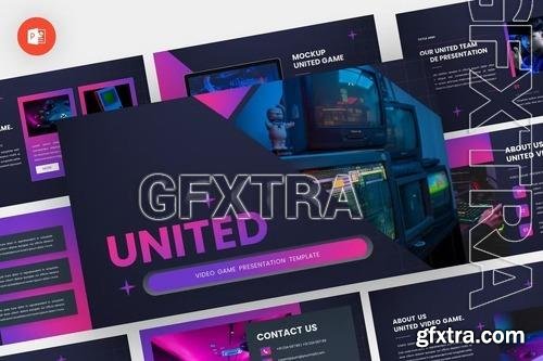 United - Video Game Powerpoint Template WZXVCL2