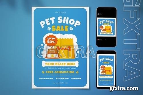 Pet Shop Flyer Set D89992N