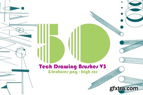 50 Technical Drawing Brushes & Transparent Png\'s