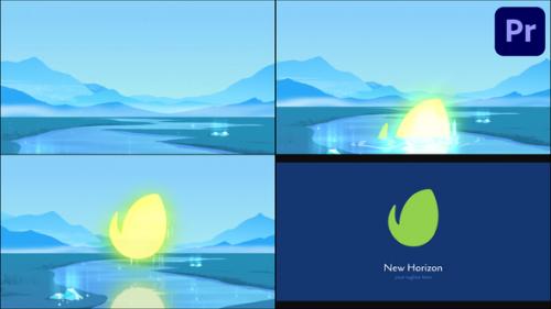 Videohive - Mountains Painting Logo for Premiere Pro - 38745622 - 38745622