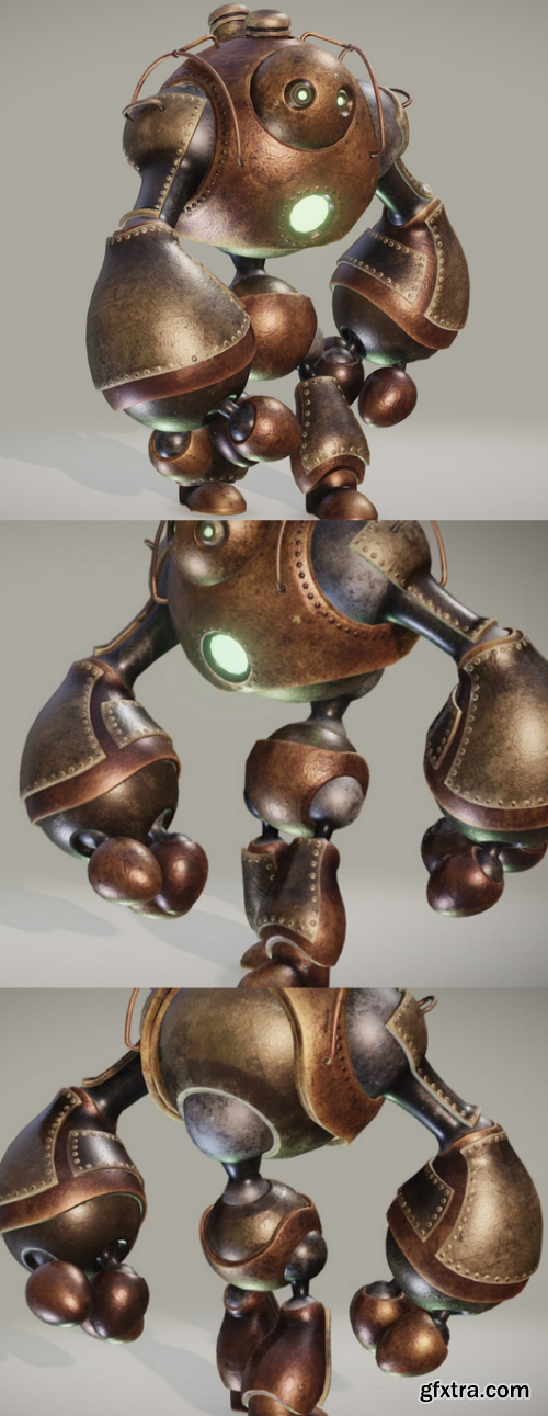 M. Boule Robot 3D Model