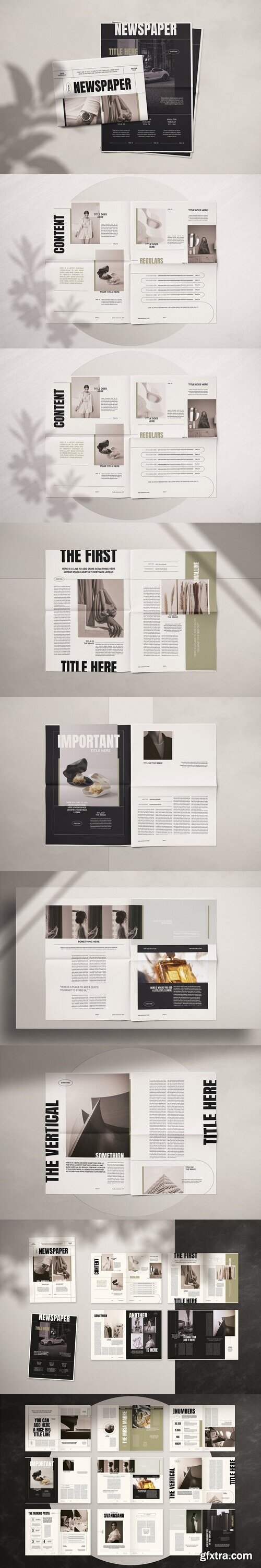 CreativeMarket - The Great Newspaper 7363928