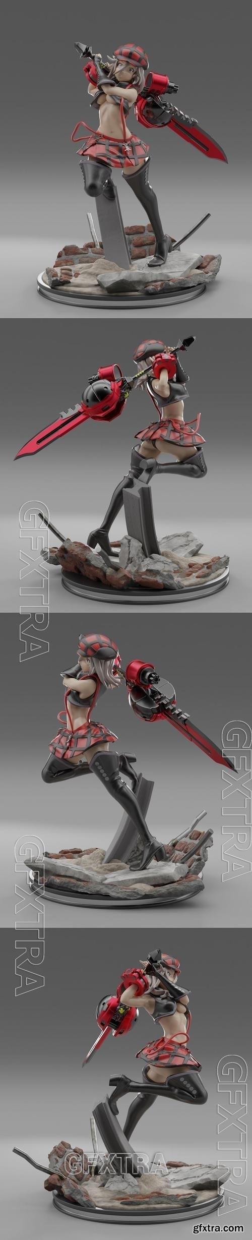 God Eater Alisa Jonathan 3D