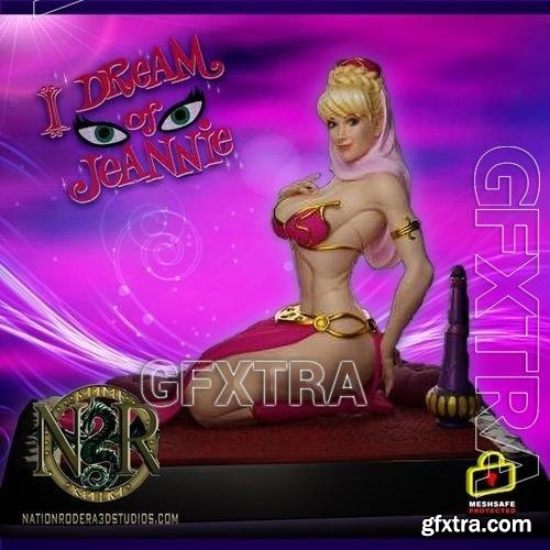 Slave-girl Jeannie and NSFW Version 3D