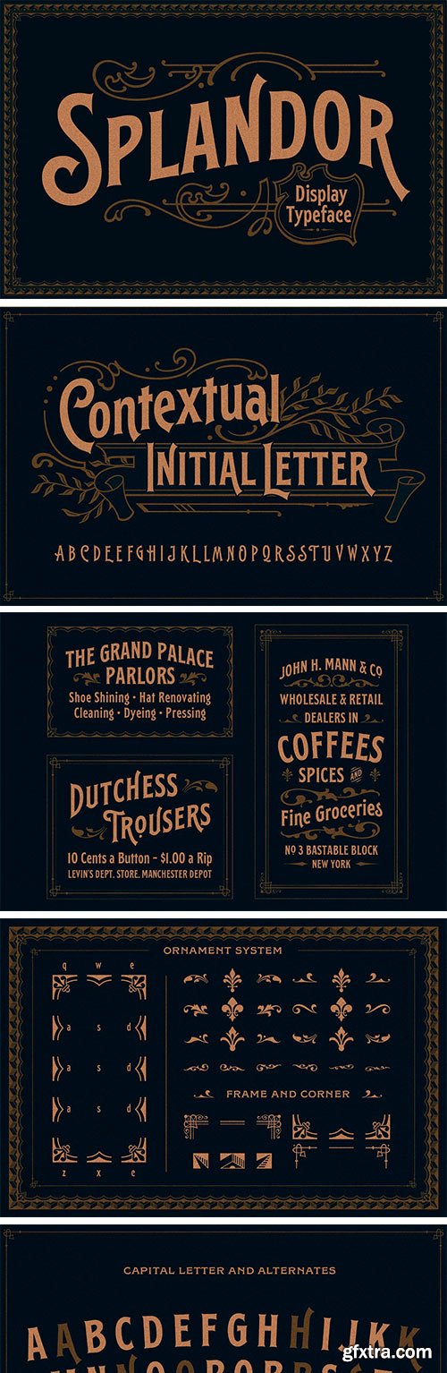 EFCO Splandor Display Typeface