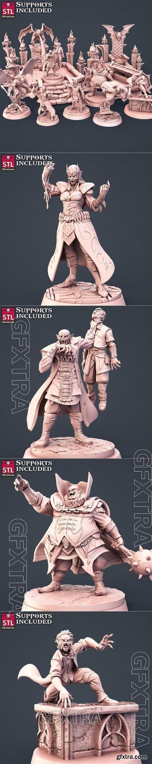 STL Miniatures - Vampire Set 3D