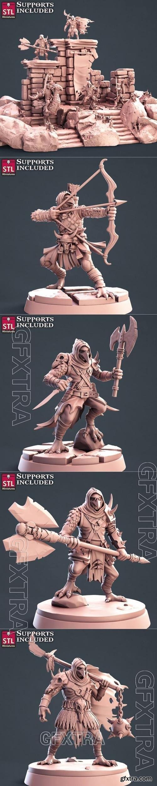 STL Miniatures - Kenkus Set 3D