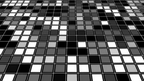 Videohive - Monochrome Field Of Squares - 38791274 - 38791274