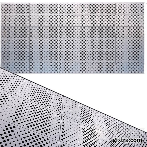 Perforated metal panel N23