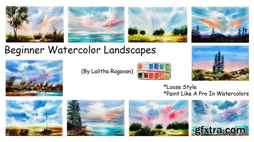 Beginner Watercolor Landscapes