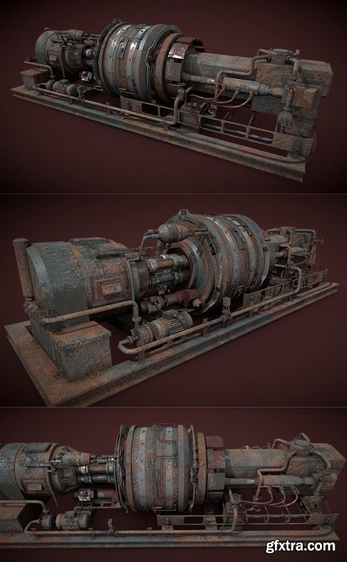 Rusted machinery device